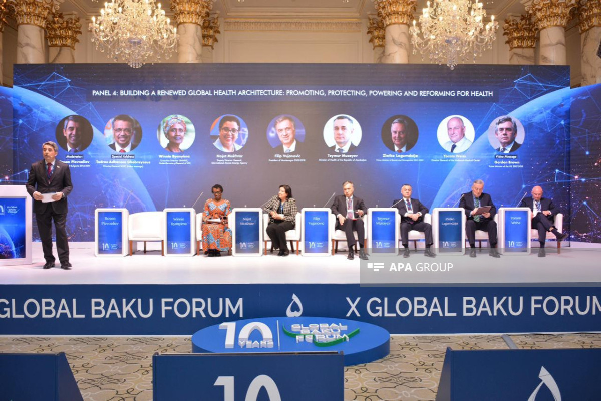 На X Глобальном Бакинском форуме обсудили построение нового глобального здравоохранения