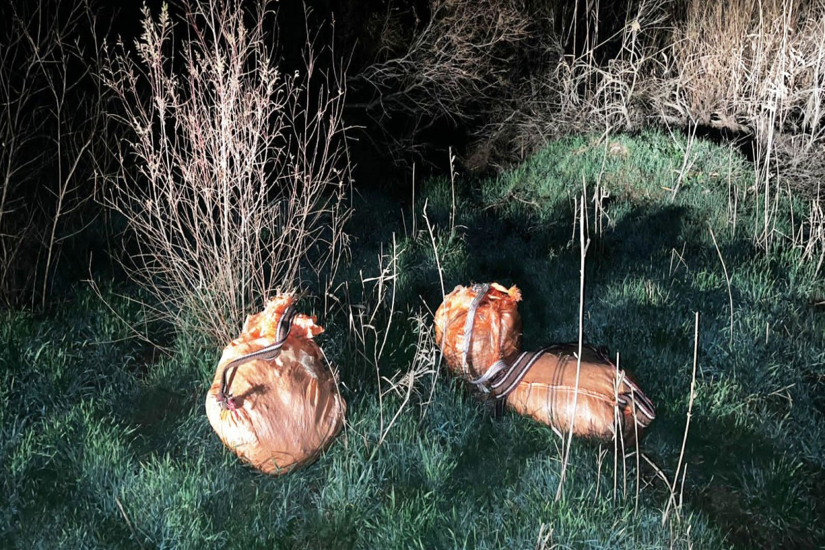 İrandan Azərbaycana 61 kq narkotik keçirilməsinin qarşısı alınıb  - FOTO 
