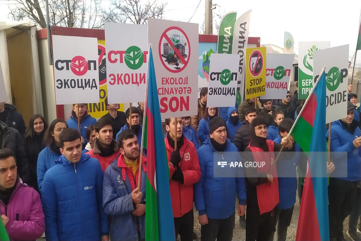 Participants of peaceful protest action on Azerbaijan's Lachin-Khankandi road appeal to world community-PHOTO -VIDEO 