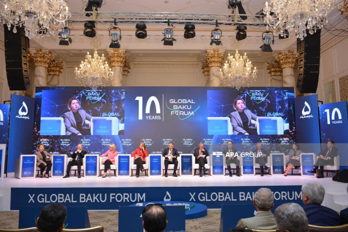 На X Глобальном Бакинском форуме была обсуждена роль новых энергетических и транспортных коридоров в Евразии