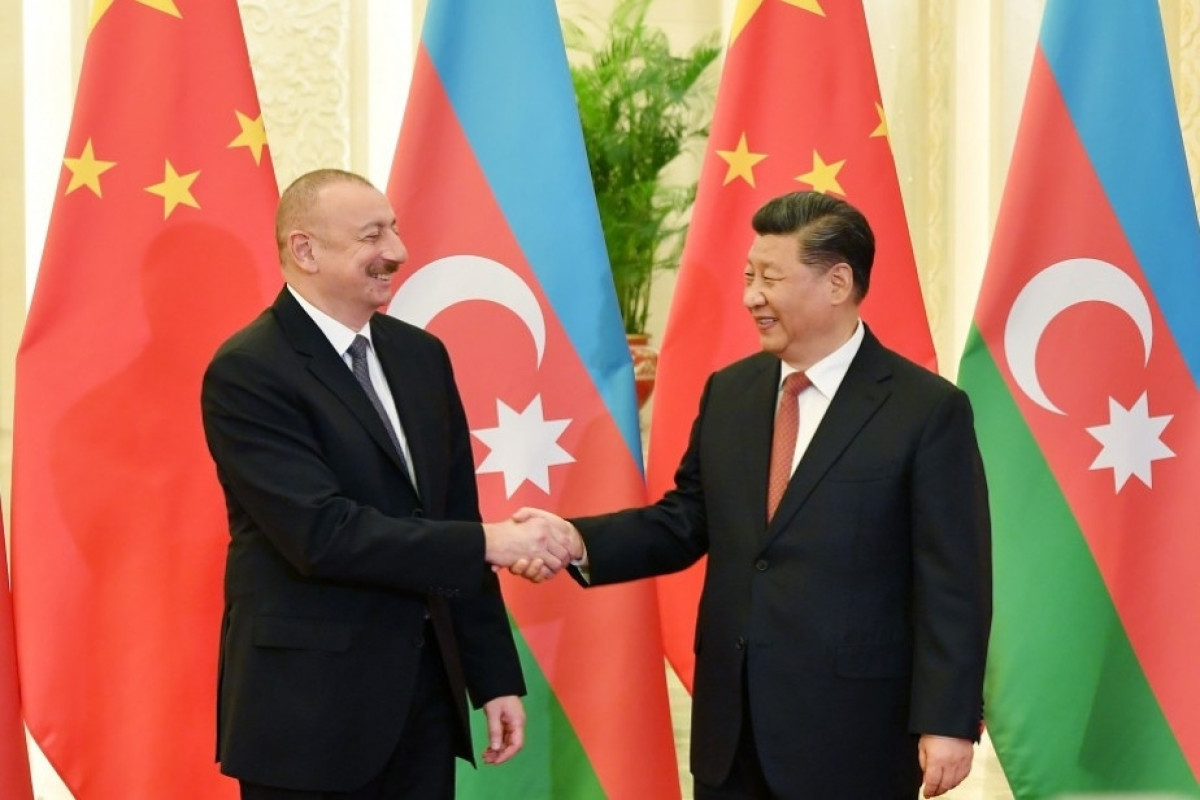 President of the Republic of Azerbaijan Ilham Aliyev, President of the People's Republic of China Xi Jinping