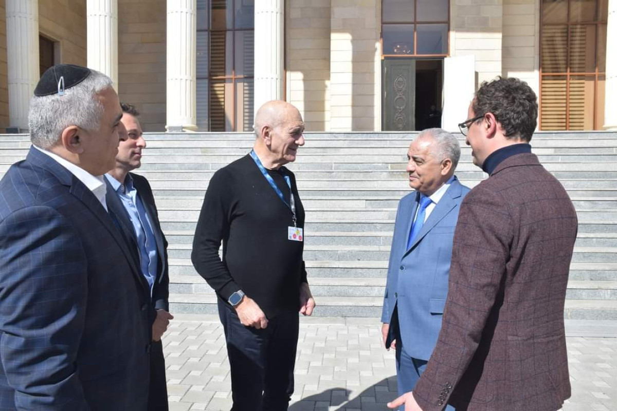 Israel's former PM visited Guba-PHOTO 