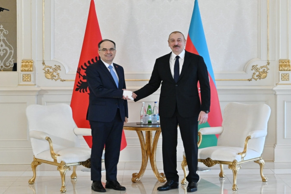 President Ilham Aliyev met with President of Albania Bajram Begaj-PHOTO -UPDATED 