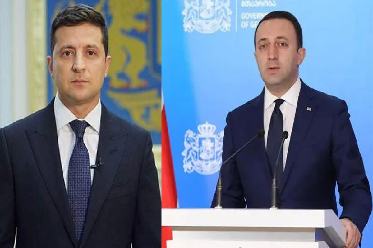 Qaribaşvili Tbilisidəki aksiyaları dəstəklədiyinə görə Zelenskini qınayıb