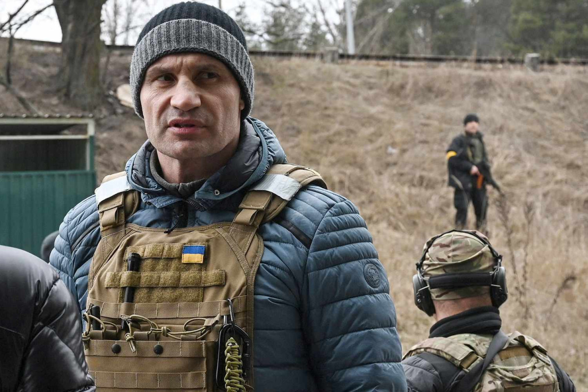 The mayor of Kyiv, Vitali Klitschko