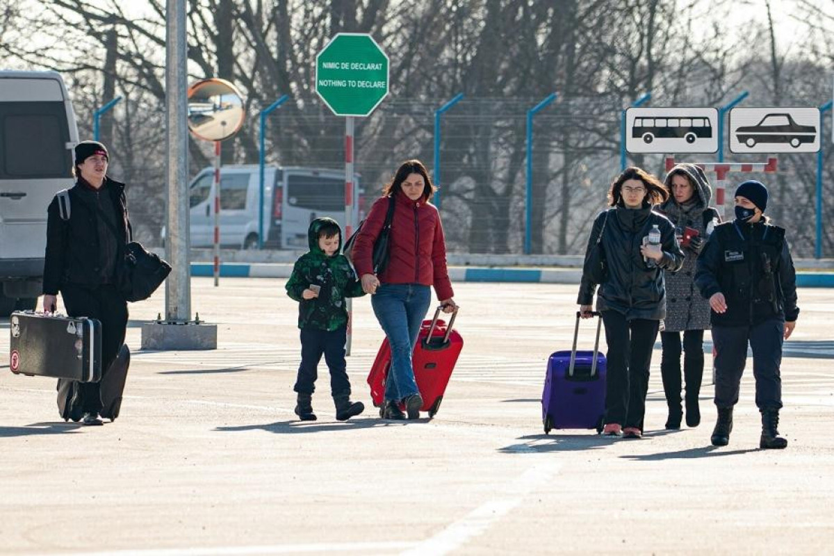 Müharibə başlayandan Ukraynadan Rusiyaya gələn məcburi köçkünlərin sayı açıqlanıb