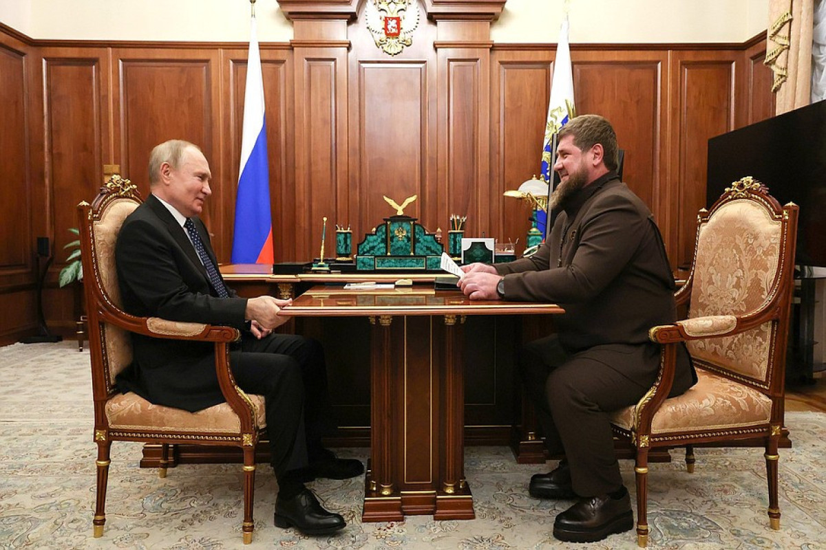Putin Kadırovla görüşüb - FOTO 