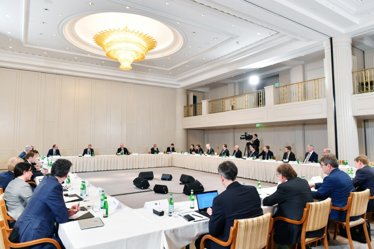 Состоялась встреча Президента Азербайджана Ильхама Алиева с руководителями ведущих компаний Германии-ФОТО -ОБНОВЛЕНО-2 
