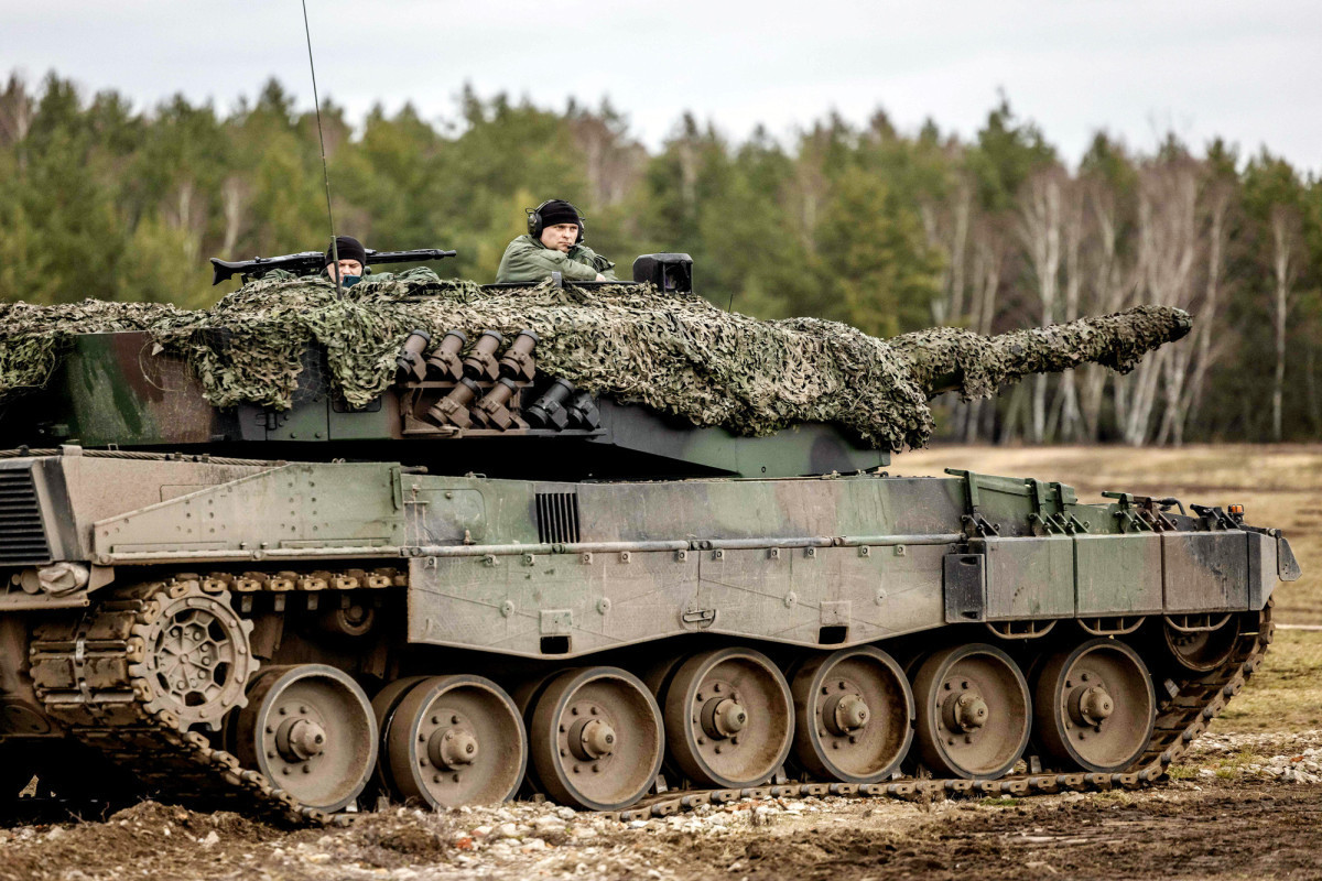 Ukrayna hərbçilərinin “Leopard” tanklarında təlimi başa çatıb