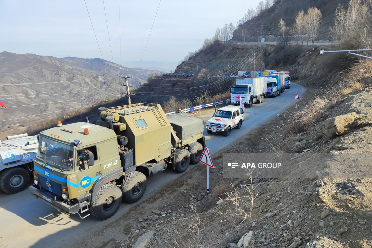 Vehicles belonging to ICRC unimpededly passed through Azerbaijan's Lachin-Khankandi road-PHOTO 