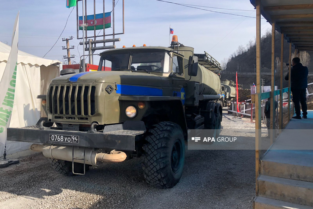 RPC vehicles made unhindered passage through Azerbaijan's Lachin-Khankandi road-PHOTO 