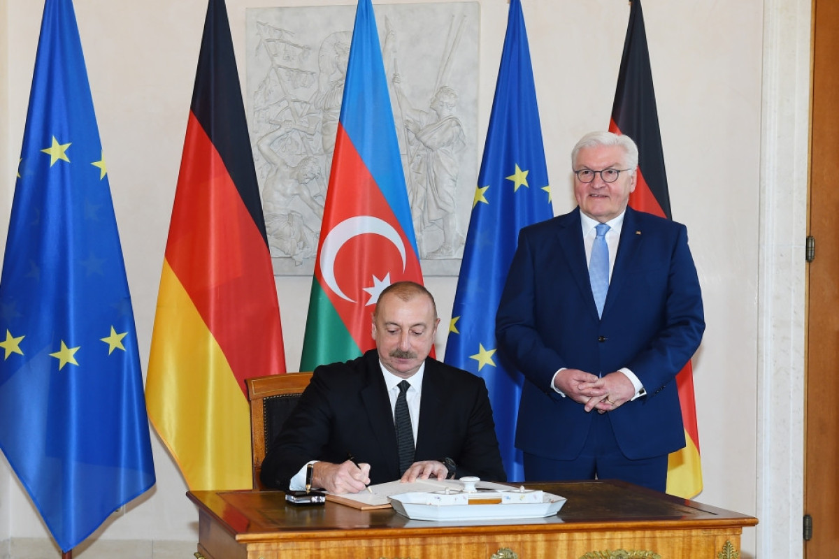 President Ilham Aliyev`s one-on-one meeting with President of Germany Frank-Walter Steinmeier kicks off in Berlin-UPDATED 