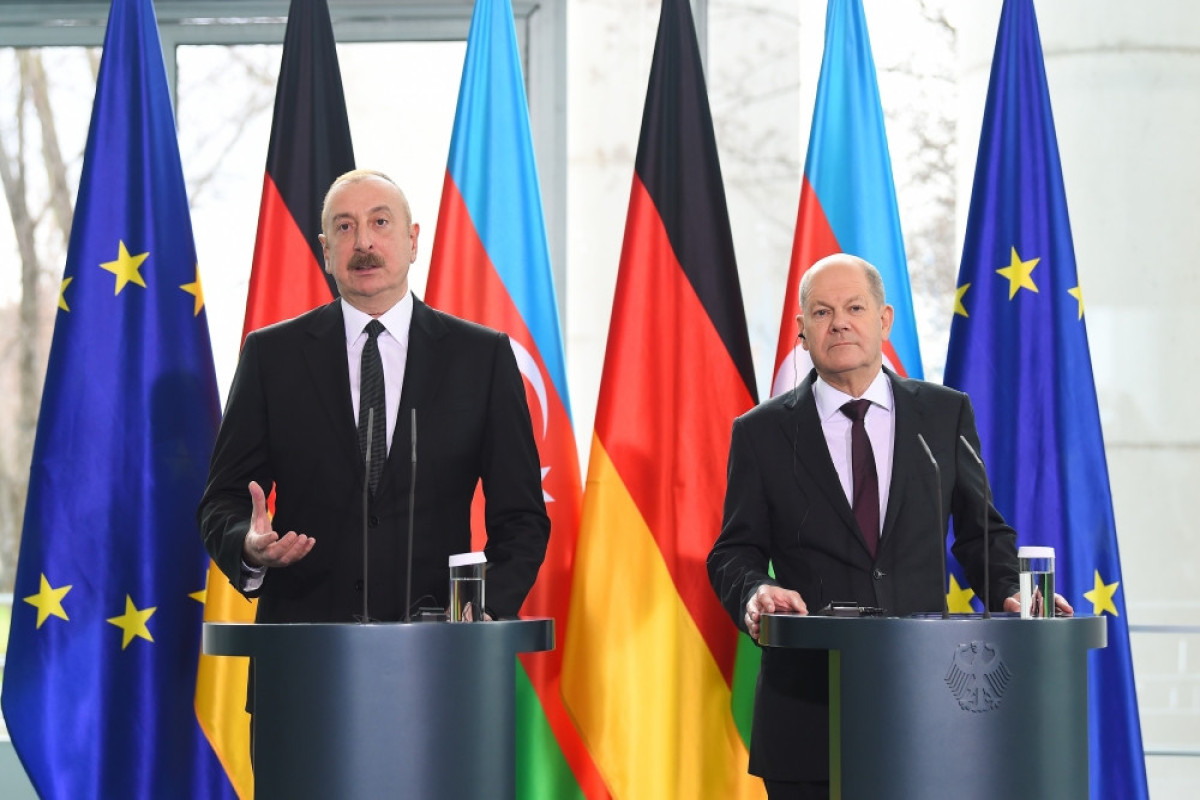 President of Azerbaijan, Chancellor of Germany held joint press conference-UPDATED 