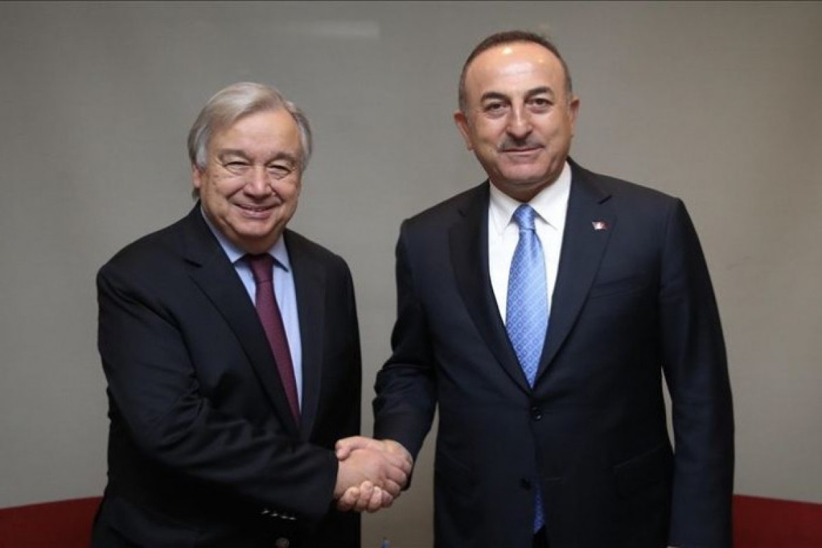 Çavuşoğlu BMT Baş katibi ilə “Taxıl sazişi”nin uzadılmasını müzakirə edib