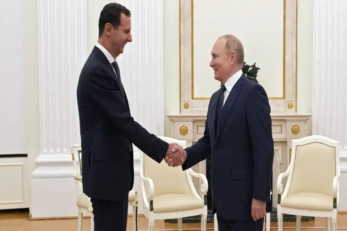 Bashar al-Assad, Syrian President and Vladimir Putin, Russian President