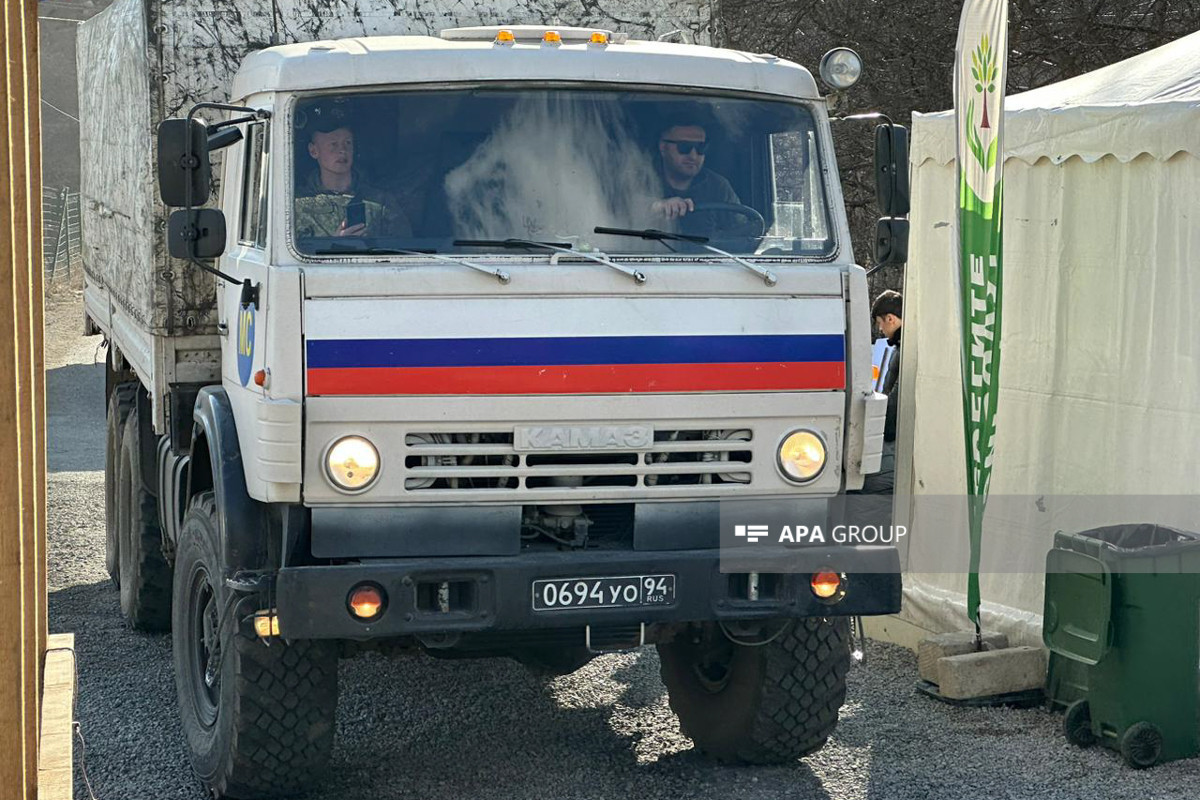 30 RPC vehicles made unhindered passage through Azerbaijan's Lachin-Khankandi road-PHOTO -UPDATED 