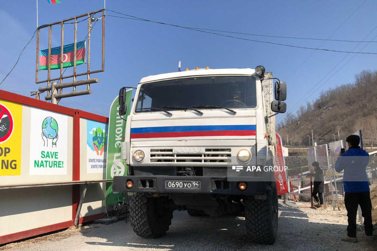 Laçın-Xankəndi yolundan RSK-nın 30 maşını keçib - FOTO  - YENİLƏNİB 
