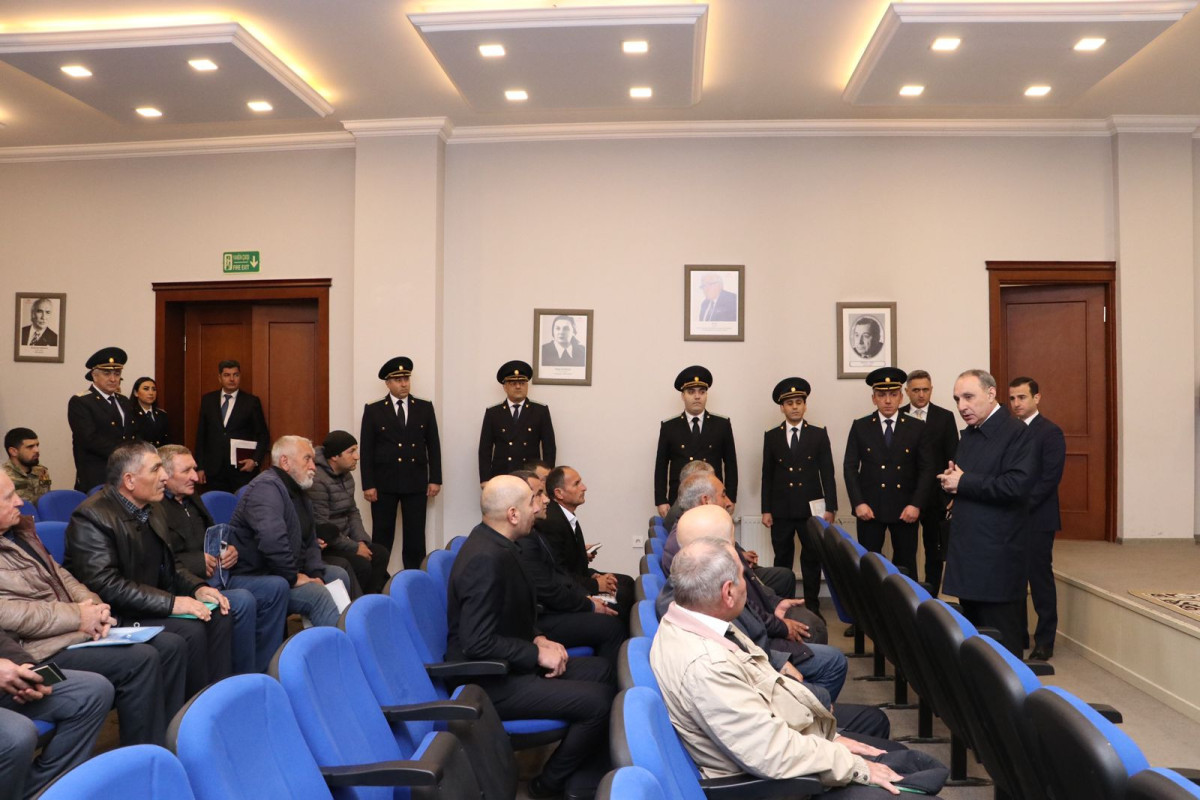 Baş prokuror İsmayıllıda vətəndaşları qəbul edib - FOTO 
