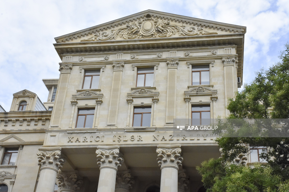 Azerbaijani MFA responds to Armenian PM