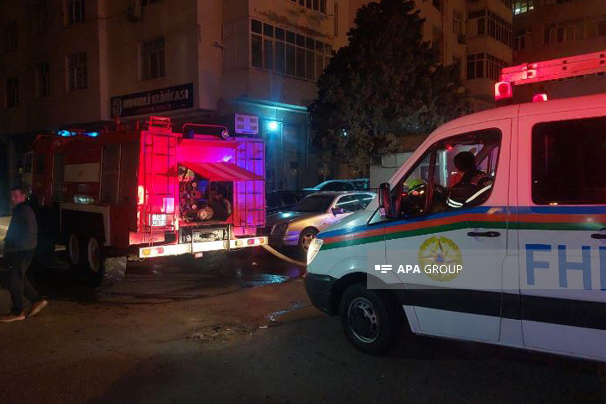 Пожар в многоэтажном доме в Баку потушен-ОБНОВЛЕНО 