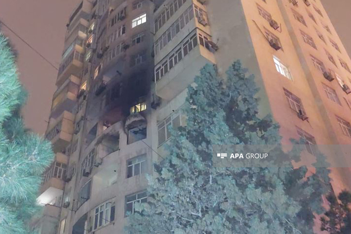 Пожар в многоэтажном доме в Баку потушен-ОБНОВЛЕНО 