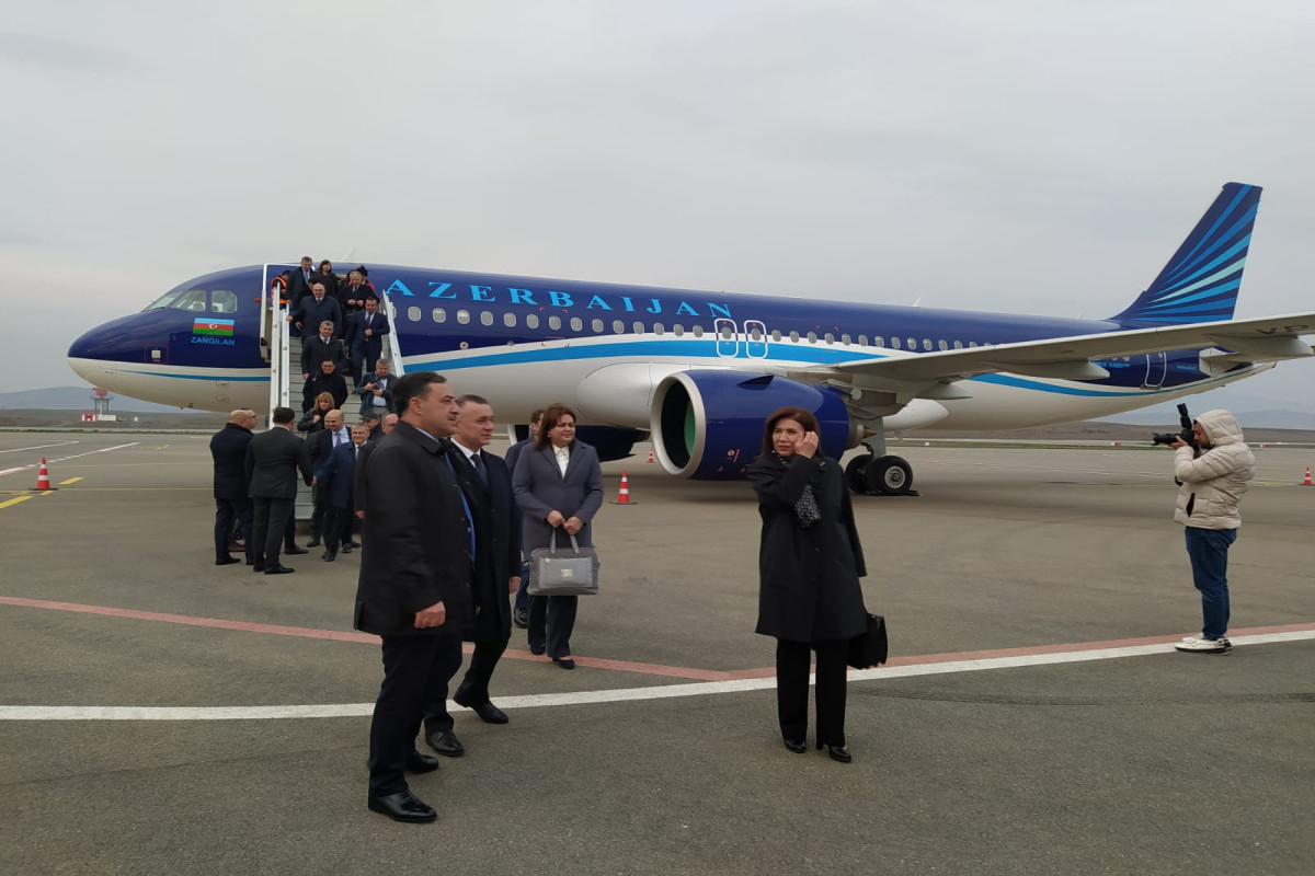 Plane carrying UN representatives landed at Fuzuli airport-PHOTO 