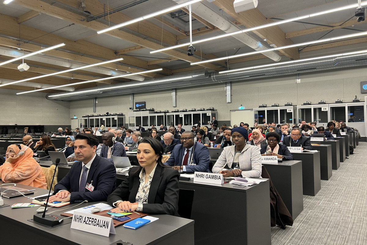 Ombudsman Cenevrədə Milli İnsan Hüquqları Təsisatlarının Qlobal Alyansının illik iclasında iştirak edib