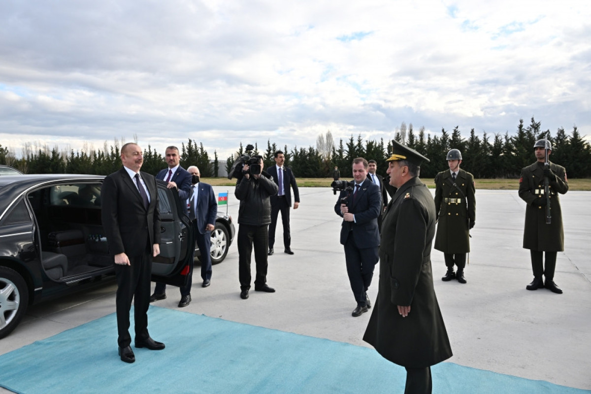 President Ilham Aliyev ended his visit to Türkiye