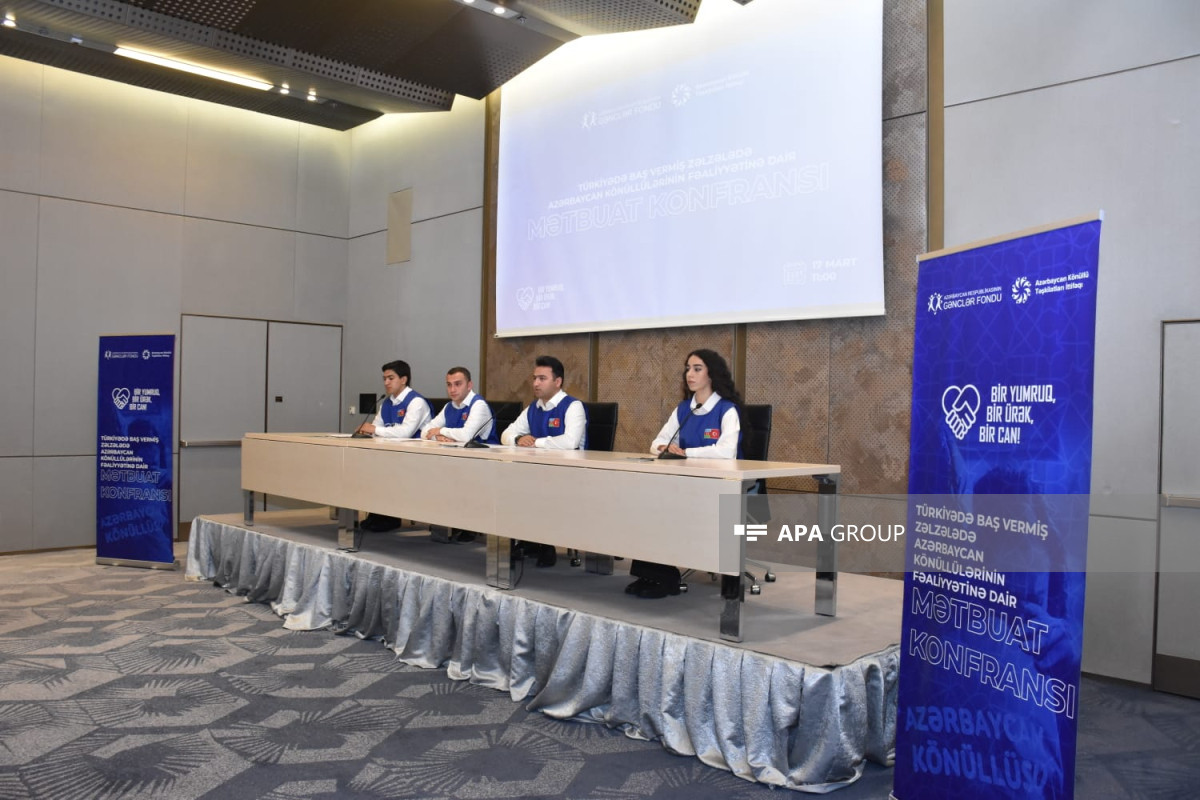 AKTİ sədri: 200-dən çox könüllü 1 ay zəlzələ bölgəsində çadırlar qurub, yerli sakinlərə xidmət edib