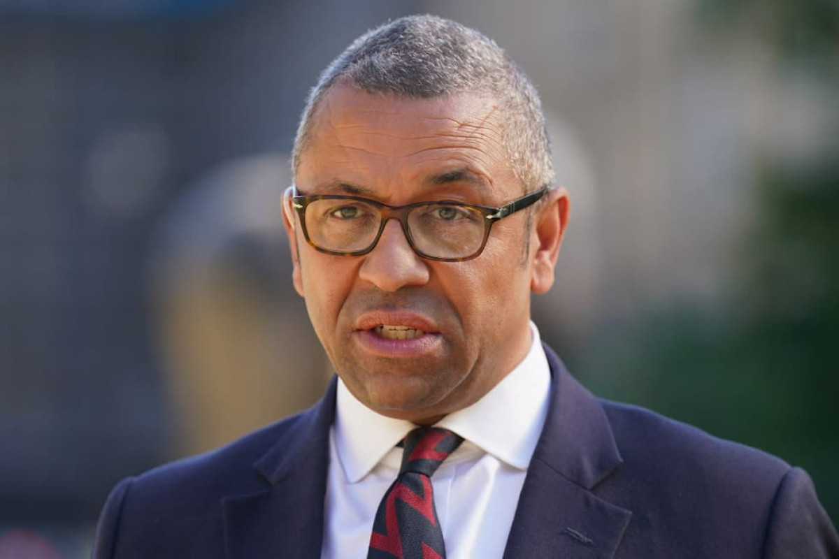 British Foreign Secretary James Cleverly,