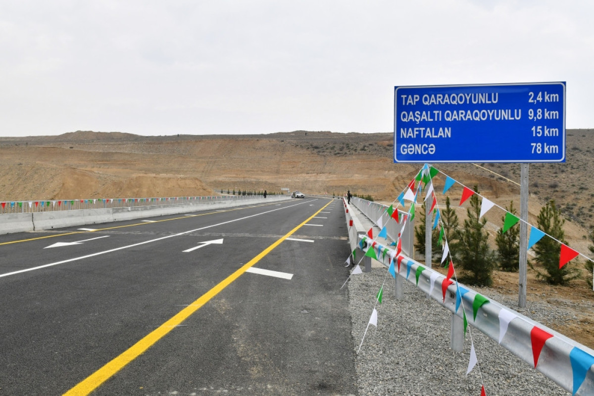 Prezident Talış-Tapqaraqoyunlu-Qaşaltı sanatoriyası yolunun açılışında iştirak edib - YENİLƏNİB 
