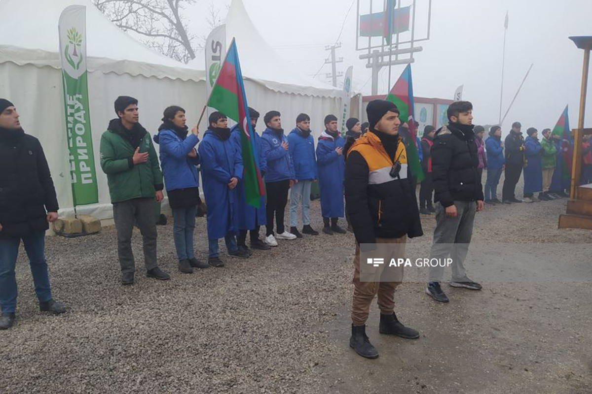 Peaceful protest of Azerbaijani eco-activists continues on Lachin-Khankendi road-<span class="red_color">PHOTO