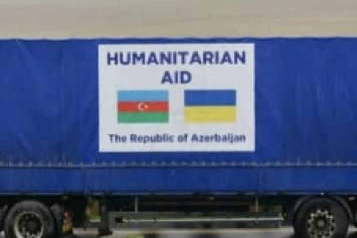 Azərbaycandan Ukraynaya növbəti humanitar yardım göndərilib  - FOTO 
