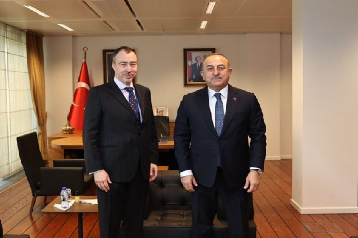 Toivo Klaar, EU Special Representative for the South Caucasus and the crisis in Georgia and Mevlut Cavusoglu, Turkish Foreign Minister