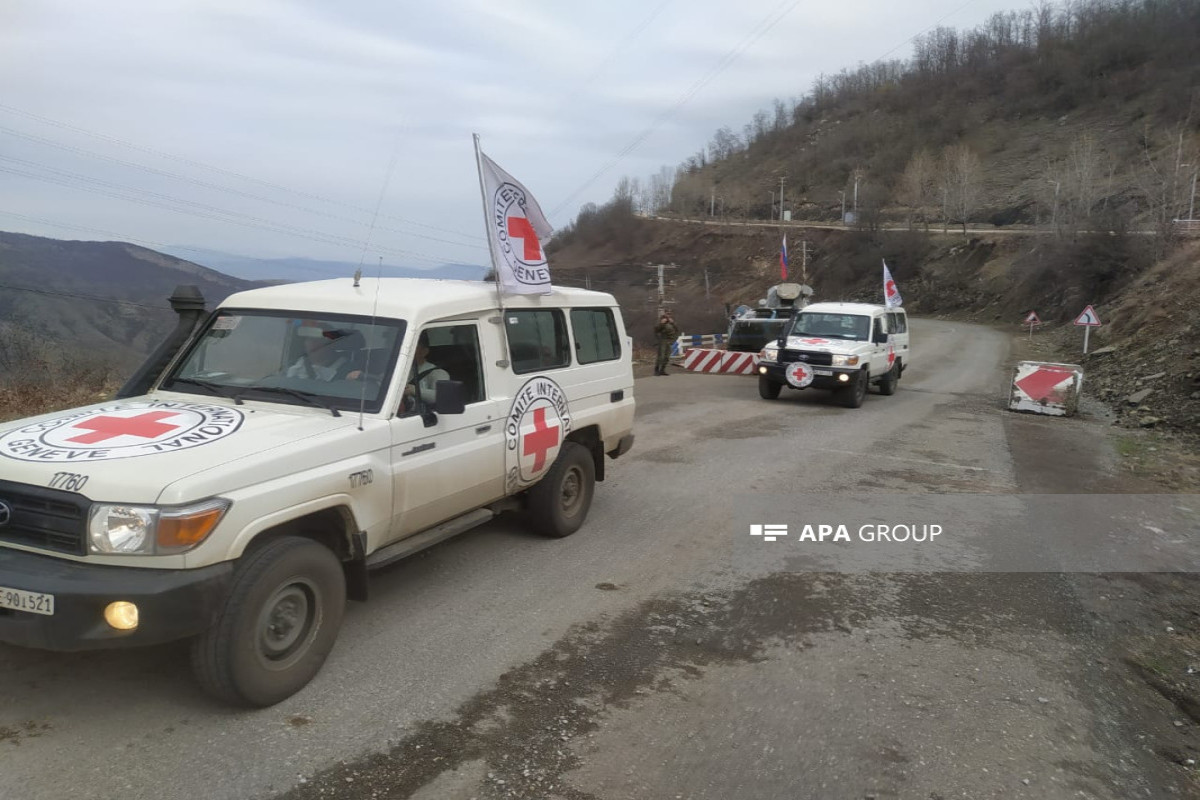 6 vehicles belonging to ICRC unimpededly passed through Azerbaijan's Lachin-Khankandi road-UPDATED 