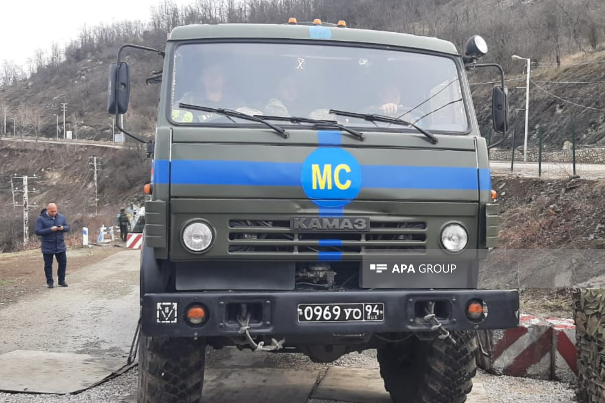A total of 82 RPC vehicles unimpededly passed through Azerbaijan