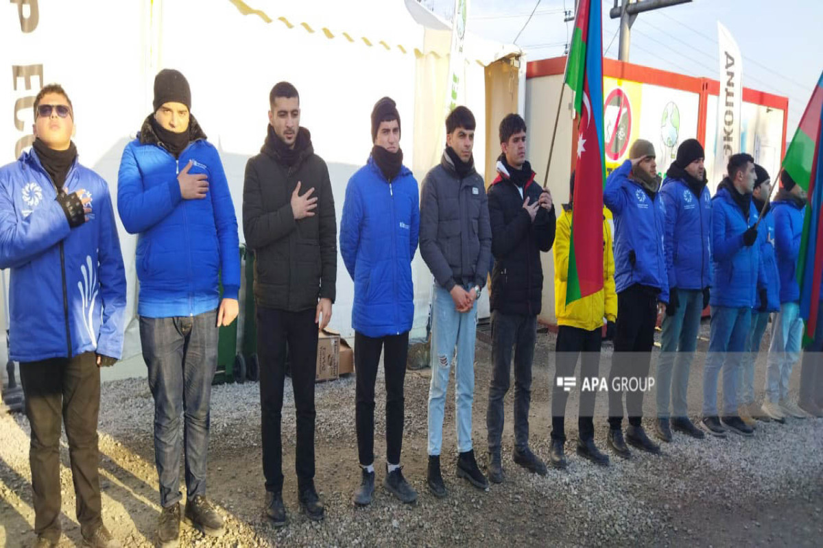 Peaceful protest of Azerbaijani eco-activists on Lachin–Khankendi road enters 102nd day-PHOTO 