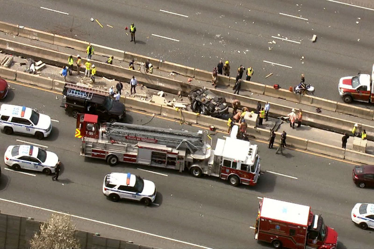 6 dead after highway work zone car crash in U.S. state Maryland