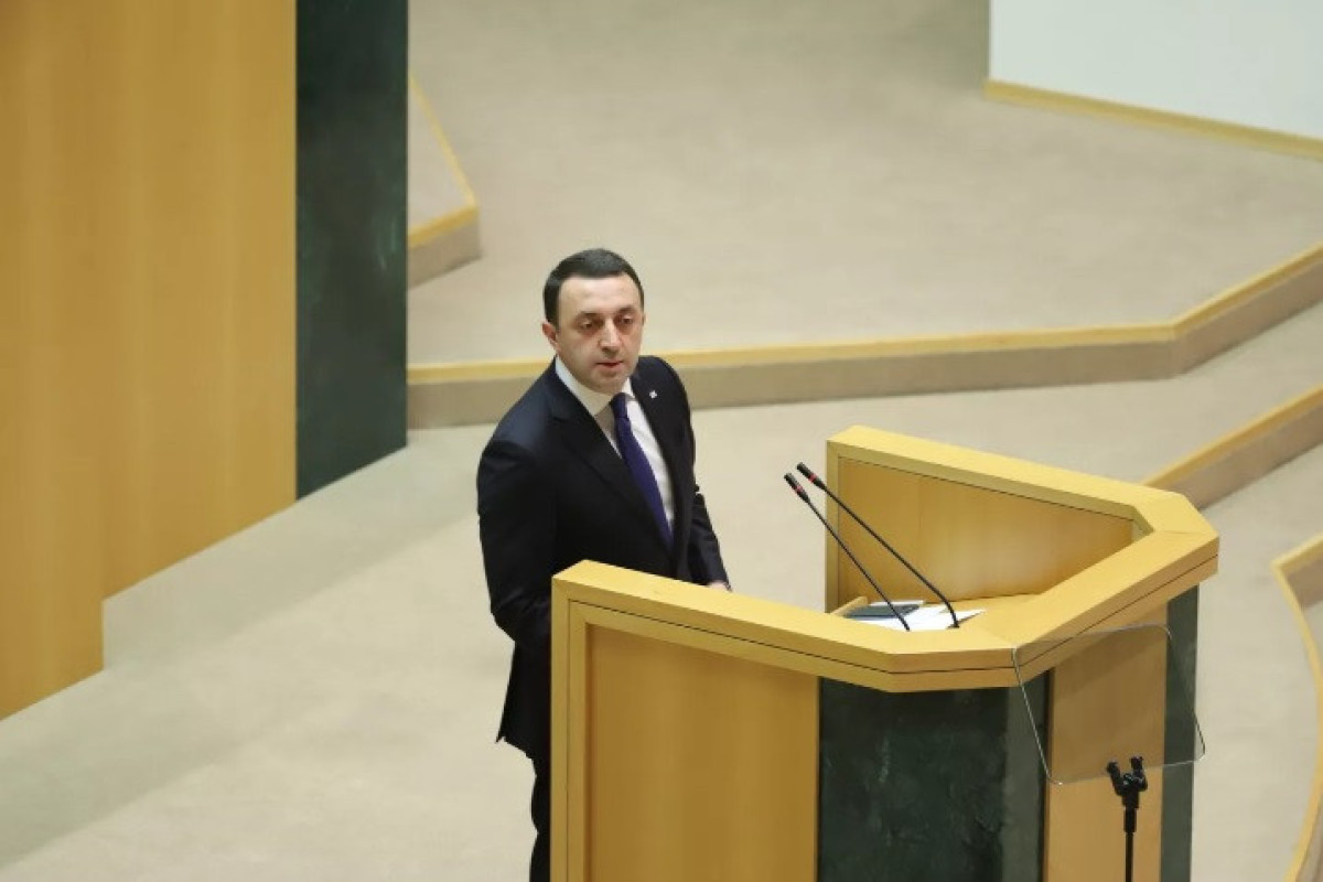 Qaribaşvili: Tbilisidə keçirilən aksiyaların məqsədi inqilab yolu ilə hakimiyyəti devirmək olub