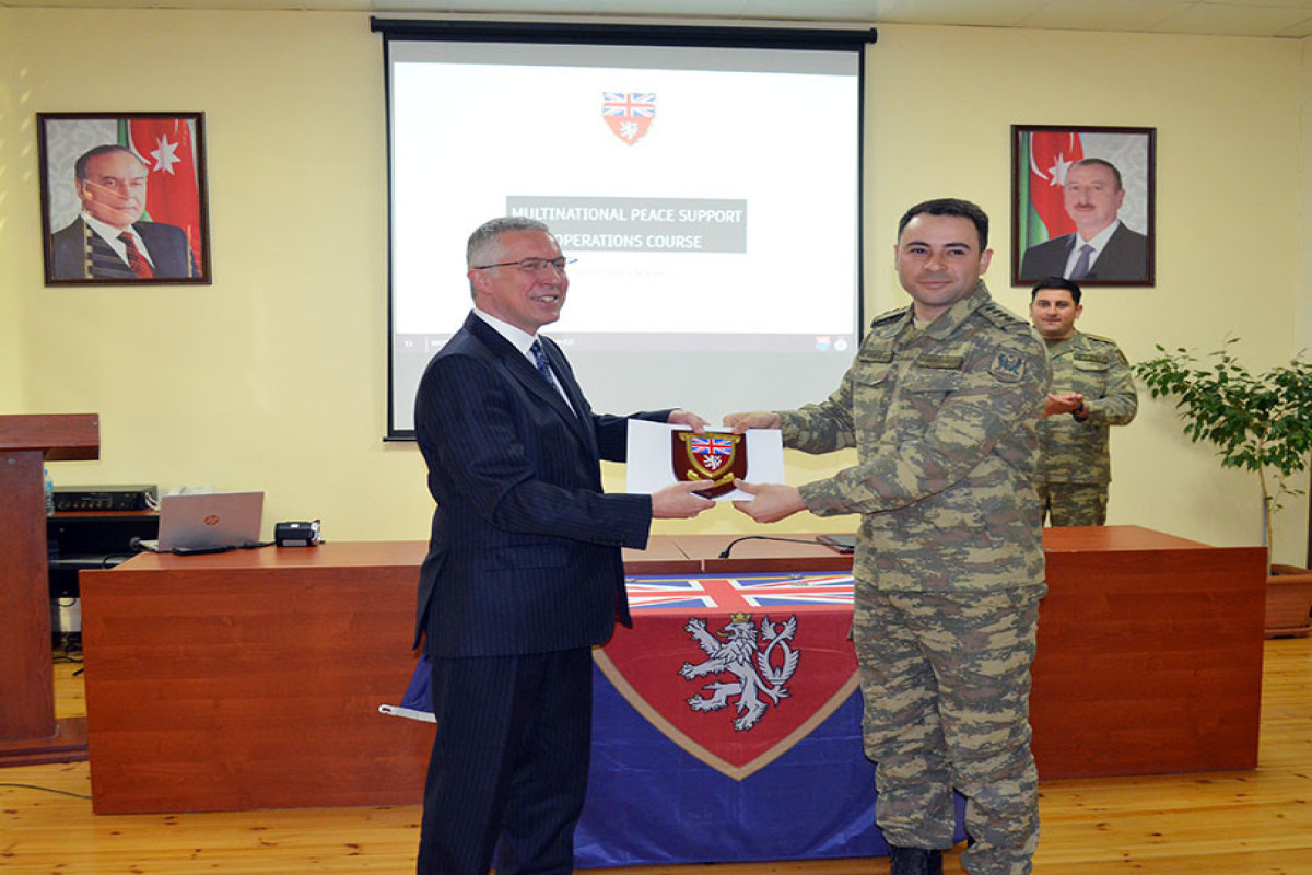 "Multinational Peace Support Operations Course" held in Baku has ended-PHOTO 