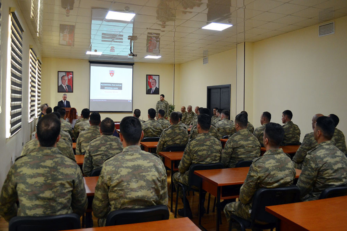 "Multinational Peace Support Operations Course" held in Baku has ended-PHOTO 