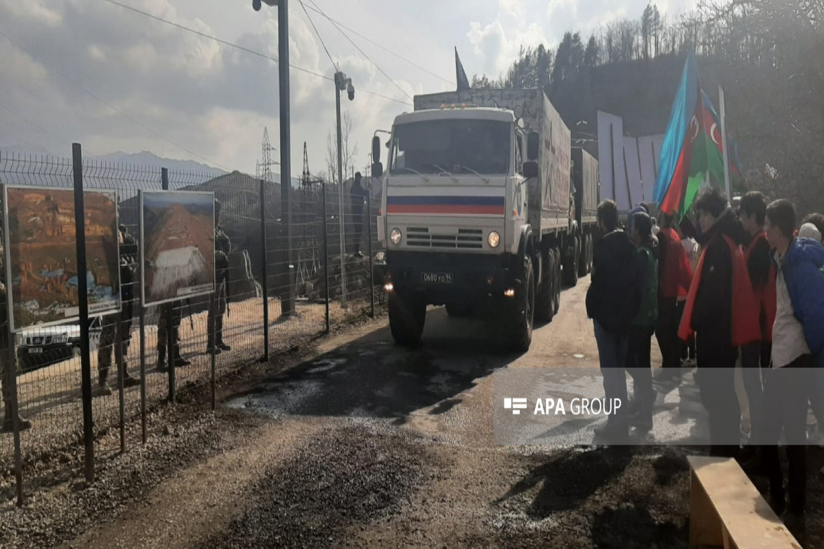 Convoy of 33 RPC vehicles unimpededly passed through Azerbaijan