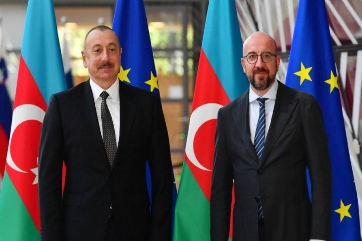 President Ilham Aliyev brought to attention of Charles Michel that Armenia transports weapons and ammunition to Azerbaijan