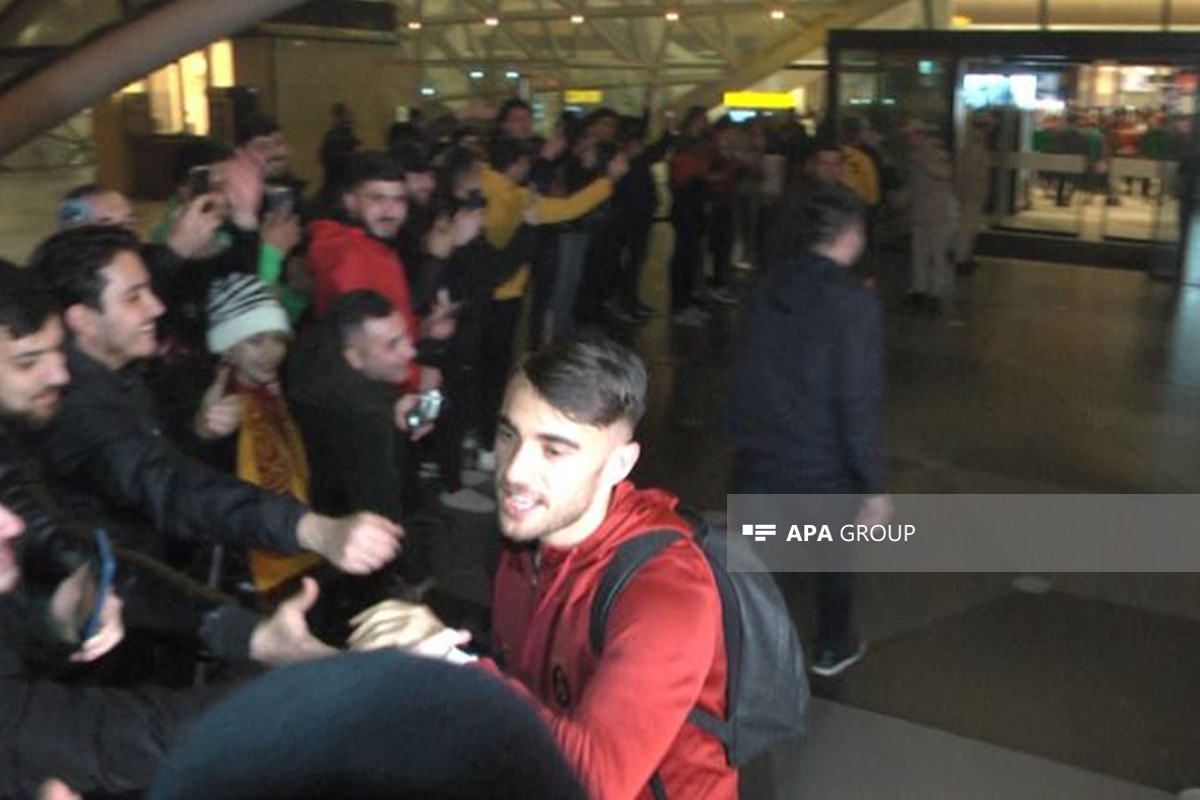 Turkiye's Galatasaray FC arrives in Baku for the match with Qarabag FC-PHOTO -VIDEO 