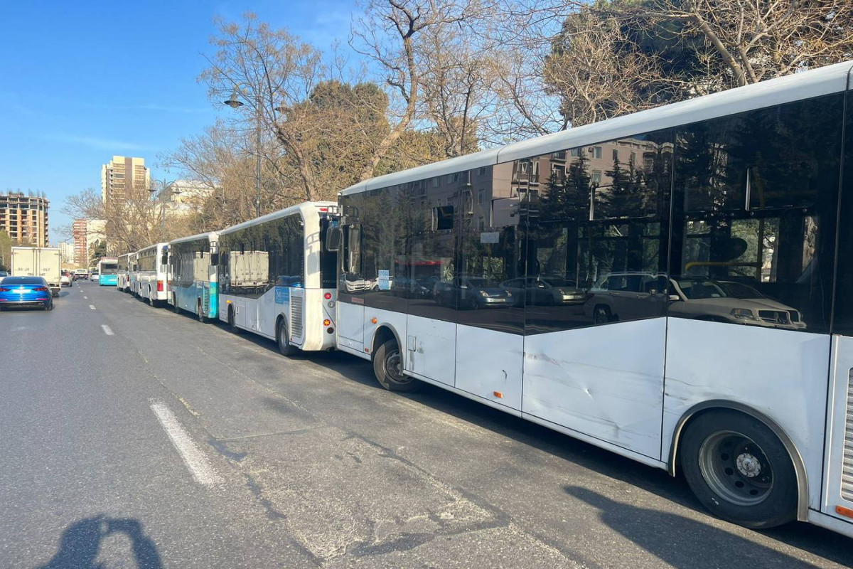 BNA: Azarkeşlərin daşınması üçün avtobuslar hazır vəziyyətdədir - FOTO 