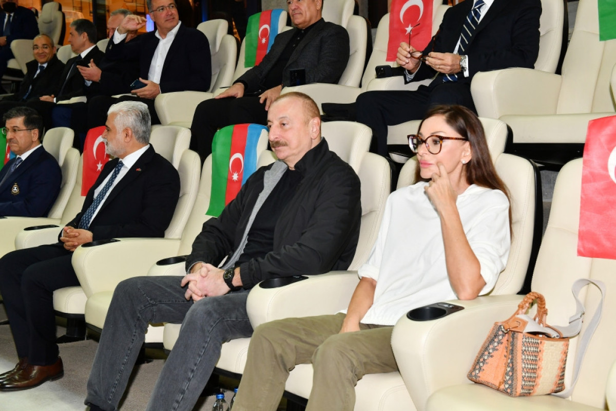 Baku Olympic Stadium hosted Qarabag vs Galatasaray charity match President Ilham Aliyev and First Lady Mehriban Aliyeva watched the match at the stadium-PHOTO -UPDATED 