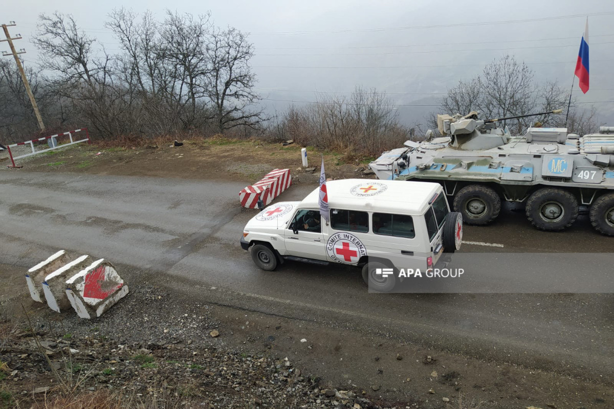Vehicles belonging to ICRC unimpededly passed through Azerbaijan's Lachin-Khankandi road-PHOTO -UPDATED 