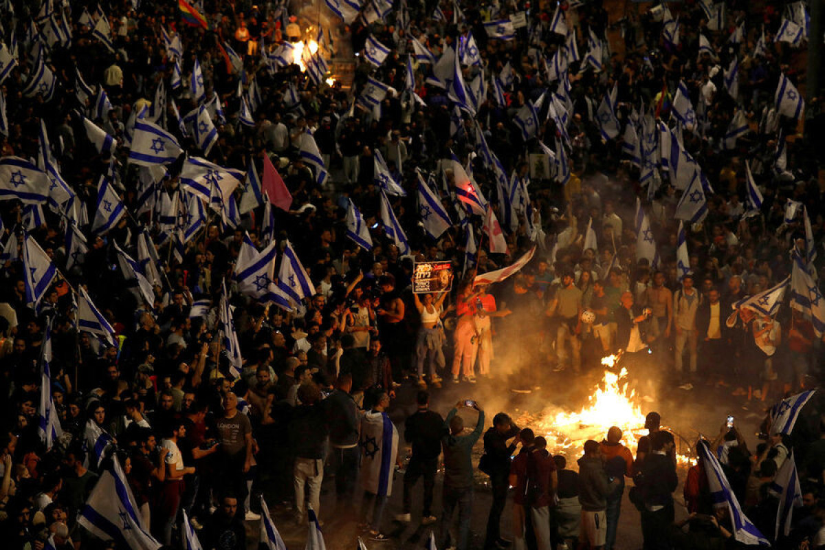 В Тель-Авиве акция протеста набирает обороты-ФОТО -ВИДЕО 