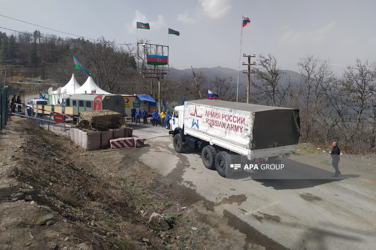 Convoy of 43 vehicles belonging to RPC made unhindered passage through Azerbaijan's Lachin-Khankandi road-PHOTO -UPDATED-2 