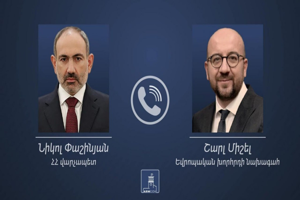 Armenian PM and Charles Michel had phone talk